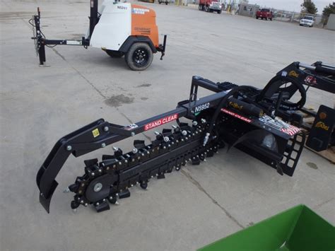 trencher for skid steer used|used towable trencher for sale.